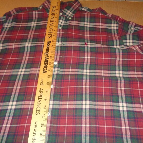 Polo Ralph Lauren Mens Flannel Blake Shirt Medium Preppy Long Sleeve - Picture 7 of 8